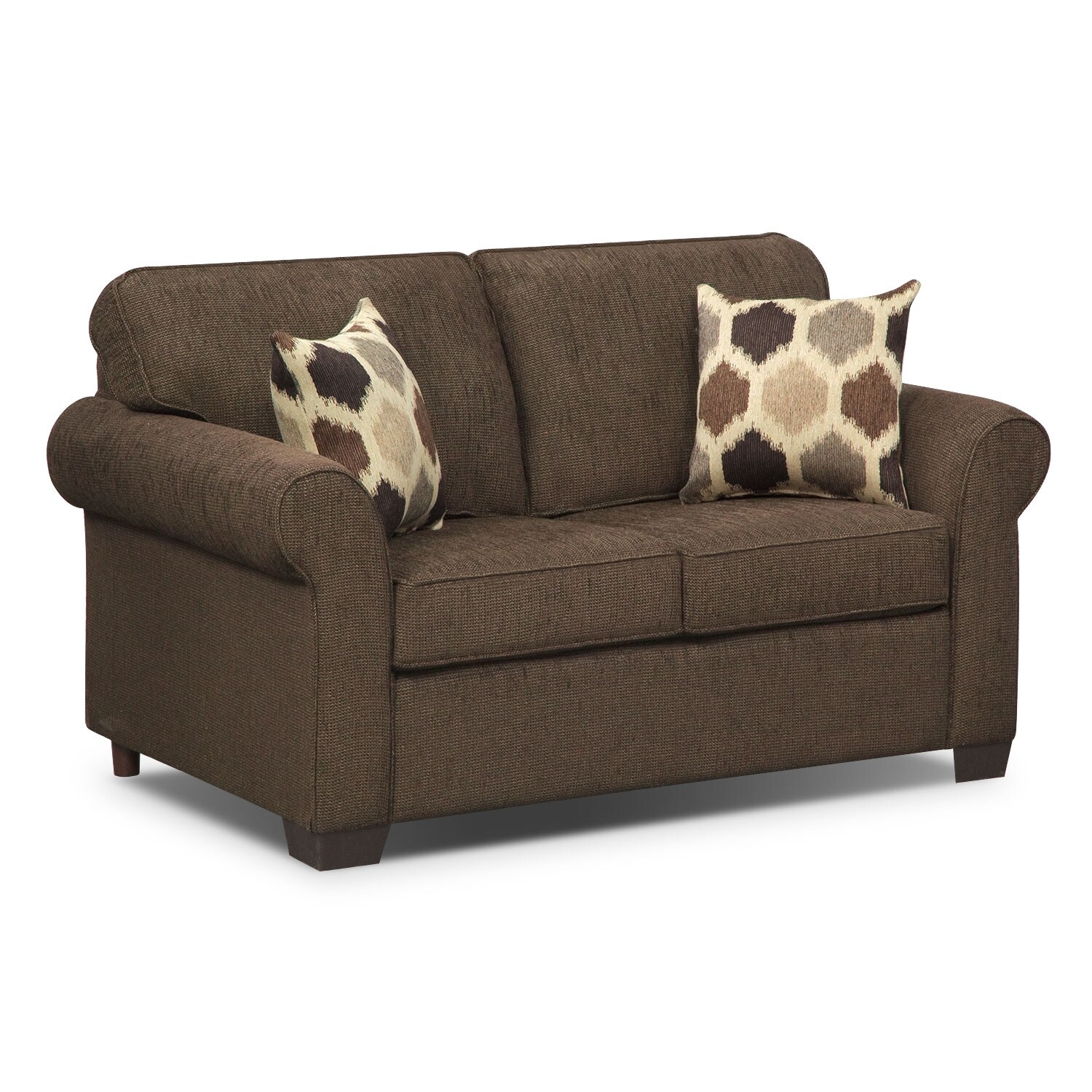 Fletcher Twin Memory Foam Sleeper Sofa Chocolate Value City Furniture Fletcher Twin Memory Foam Sleeper Sofa Chocolate Value City Furniture